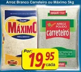 Supermercados Guanabara Arroz Branco Carreteiro ou Maxima 5kg oferta