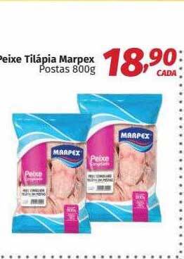 Supermercados Cidade Canção Peixe Tilápia Marpex Postas oferta