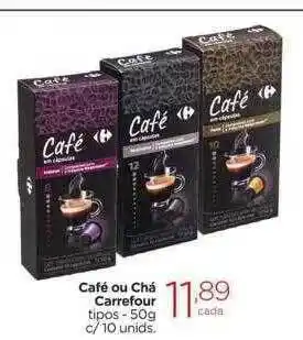 Carrefour Market Café Ou Chá Carrefour Tipos C- 10 oferta