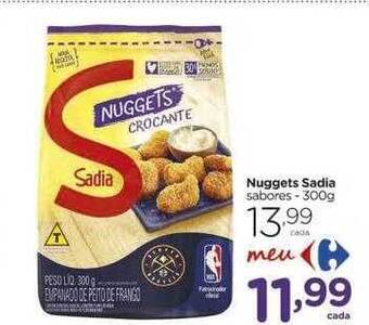 Carrefour Market Nuggets Sadia Sabores oferta