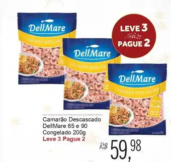 Festval Camarão Descascado Dellmare Congelado oferta