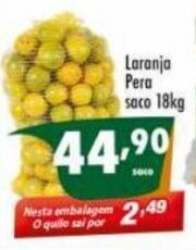 Vencedor Atacadista Laranja Pera saco 18kg oferta