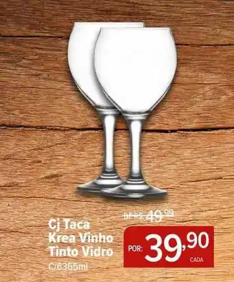 Perini Cj Taca Krea Vinho Tinto Vidro oferta