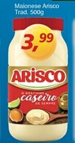 Supermercados Guanabara Maionese Arisco Trad. 500g oferta