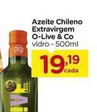 Azeite Chileno Extravirgem O-live & Co Vidro