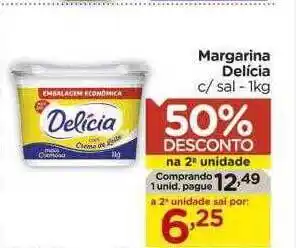 Carrefour Margarina Delícia C- Sal 50% Desconto Na 2a Unidade oferta