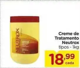 Carrefour Creme De Tratamento Neutrox Tipos oferta