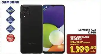 Carrefour Samsung A22 128gb oferta