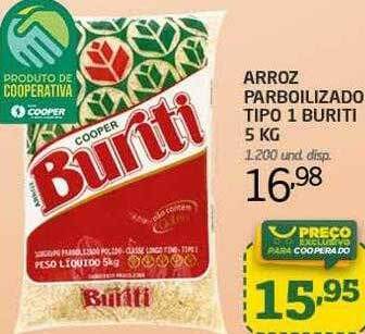 Cooper Arroz Parboilizado Tipo 1 Buriti oferta