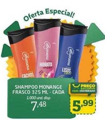 Cooper Shampoo Monange Frasco oferta
