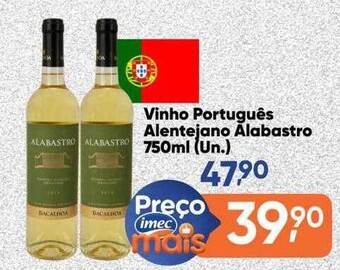 Imec Supermercados Vinho Português Alentejano Alabastro oferta