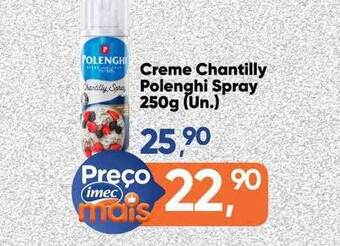 Imec Supermercados Creme Chantilly Polenghi Spray oferta