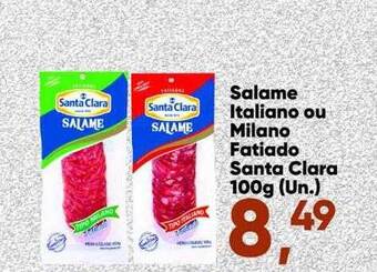 Imec Supermercados Salame Italiano Ou Milano Fatiado Santa Clara oferta
