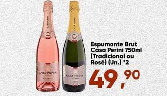 Imec Supermercados Espumante Brut Casa Perini oferta