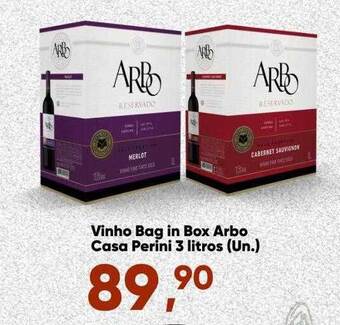 Imec Supermercados Vinho Bag In Box Arbo Casa Perini oferta
