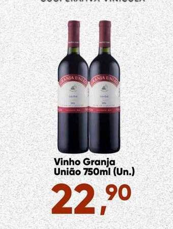 Imec Supermercados Vinho Granja União oferta