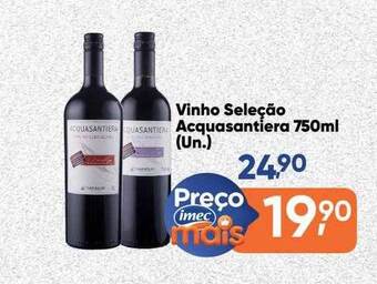 Imec Supermercados Vinho Seleção Acquasantiera oferta