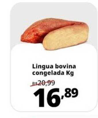 Supermercados Baklizi Lingua Bovina Congelada oferta