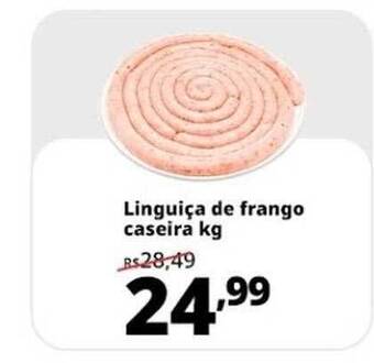 Supermercados Baklizi Linguiça De Frango Caseira oferta