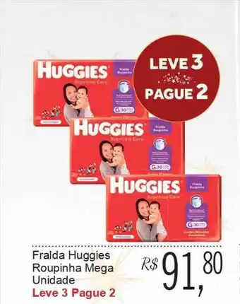 Festval Fralda Huggies Roupinha Mega oferta