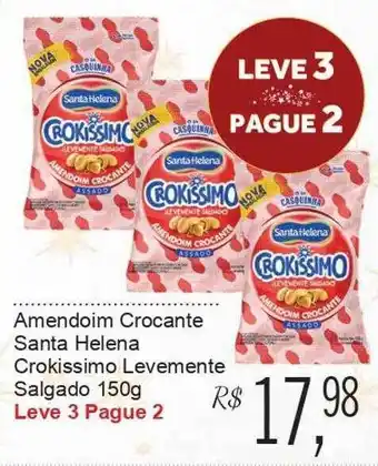 Festval Amendoim Crocante Santa Helena Crokissimo Levemente Salgado oferta