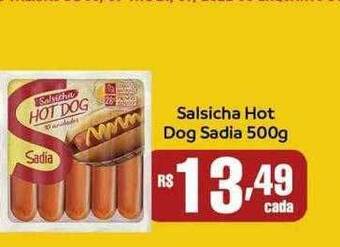 Boa Supermercados Salsicha Hot Dog Sadia oferta