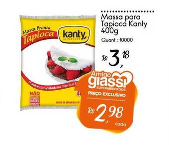Giassi Supermercados Massa Para Tapioca Kanty 400g oferta