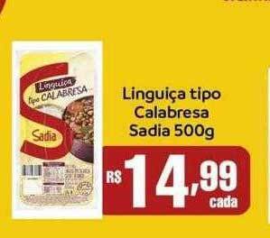 Boa Supermercados Linguiça Tipo Calabresa Sadia oferta