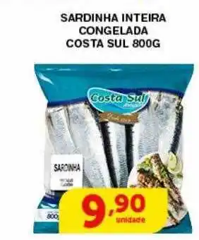 Roldão Sardinha Inteira Congelada Costa Sul oferta