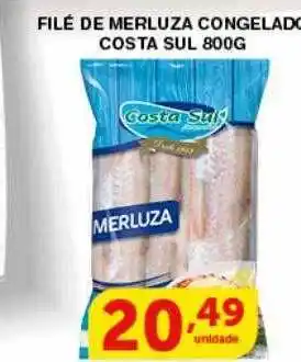 Roldão Filé De Merluza Congelado Costa Sul oferta