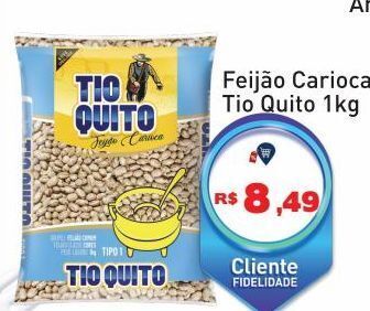 Tonin Superatacado Feijão carioca tio quito 1kg oferta