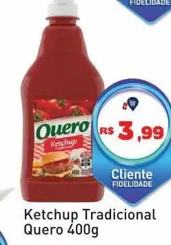 Tonin Superatacado Ketchup tradicional quero 400g oferta