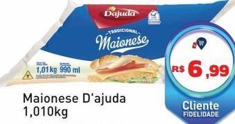 Tonin Superatacado Maionese d'ajuda 1,010kg oferta