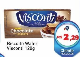 Tonin Superatacado Biscoito wafer visconti 120g oferta
