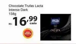 Super Luna Chocolate Trufas Lacta Intense Dark 138g oferta