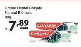 Super Luna Creme Dental Colgate Natural Extracts 90g oferta