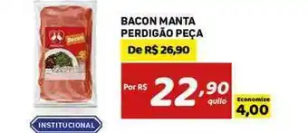 Bahamas Mix Bacon Manta Perdigão oferta