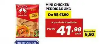 Bahamas Mix Mini Chicken Perdigão 3kg oferta
