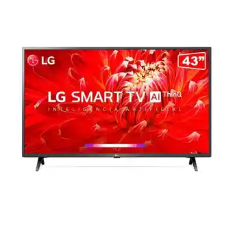 Fujioka Smart tv lg 43" full hd, wifi, bluetooth, hdr, thinqai, 43lm6370 | dark iron gray oferta