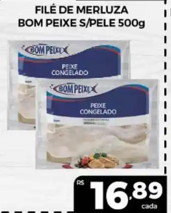 Supermercados Avenida Filé De Merluza Bom Peixe S Pele 500g oferta