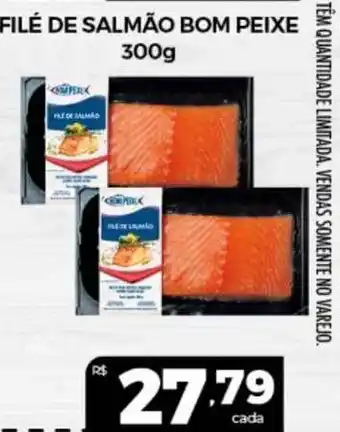 Supermercados Avenida Filé De Salmão Bom Peixe 300g oferta
