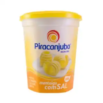 Rede Compras Manteiga com sal piracanjuba pote 500g oferta