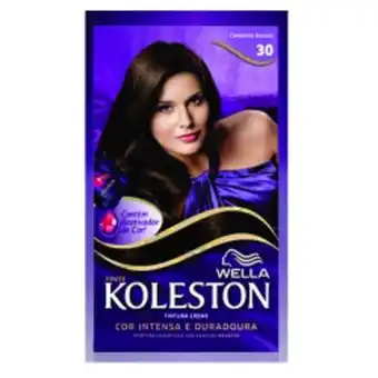Palomax Kit tintura koleston 30 castanho escuro oferta