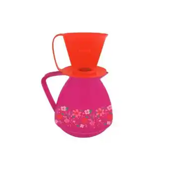 Lojas Lebes Conjunto bule e coador mor 25107709 em caixa de presente rubi oferta