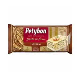 Macarrão petybon lasanha direto ao forno integral 200g