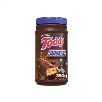 Rede Top Achocolatado em pó snickers toddy pote 350g oferta
