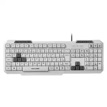 Casa Freitas Teclado gamer multilaser slim branco - tc267 oferta