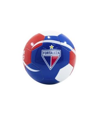 Bola de futebol fortaleza couro world brinquedos 22cm rf181
