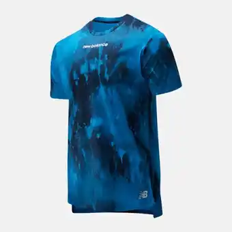 New Balance Camiseta manga curta estampada new balance heathertech masculina oferta