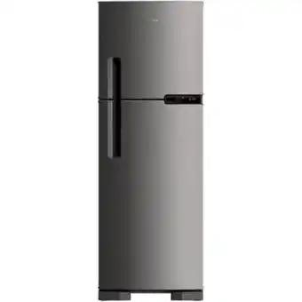 Refrigerador brastemp frost free duplex 375 litros inox brm44hk evox 110 volts